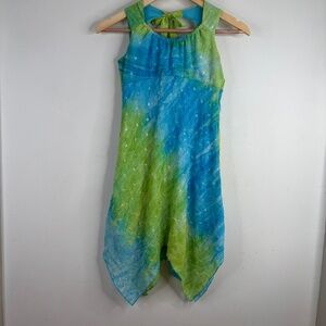 Y2K Vintage Fairy Dress Girls 12 Hype Embroidered Babydoll Mermaid Tinkerbell